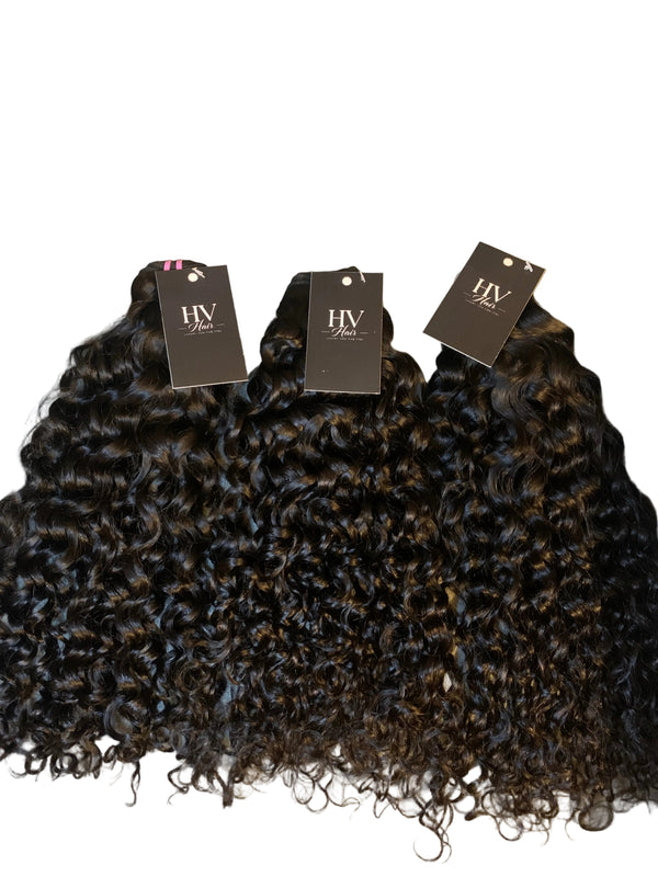 100% Virgin Human Hair Water Wave Bundle Deal (2 or 3 Bundles) | HERVANITY