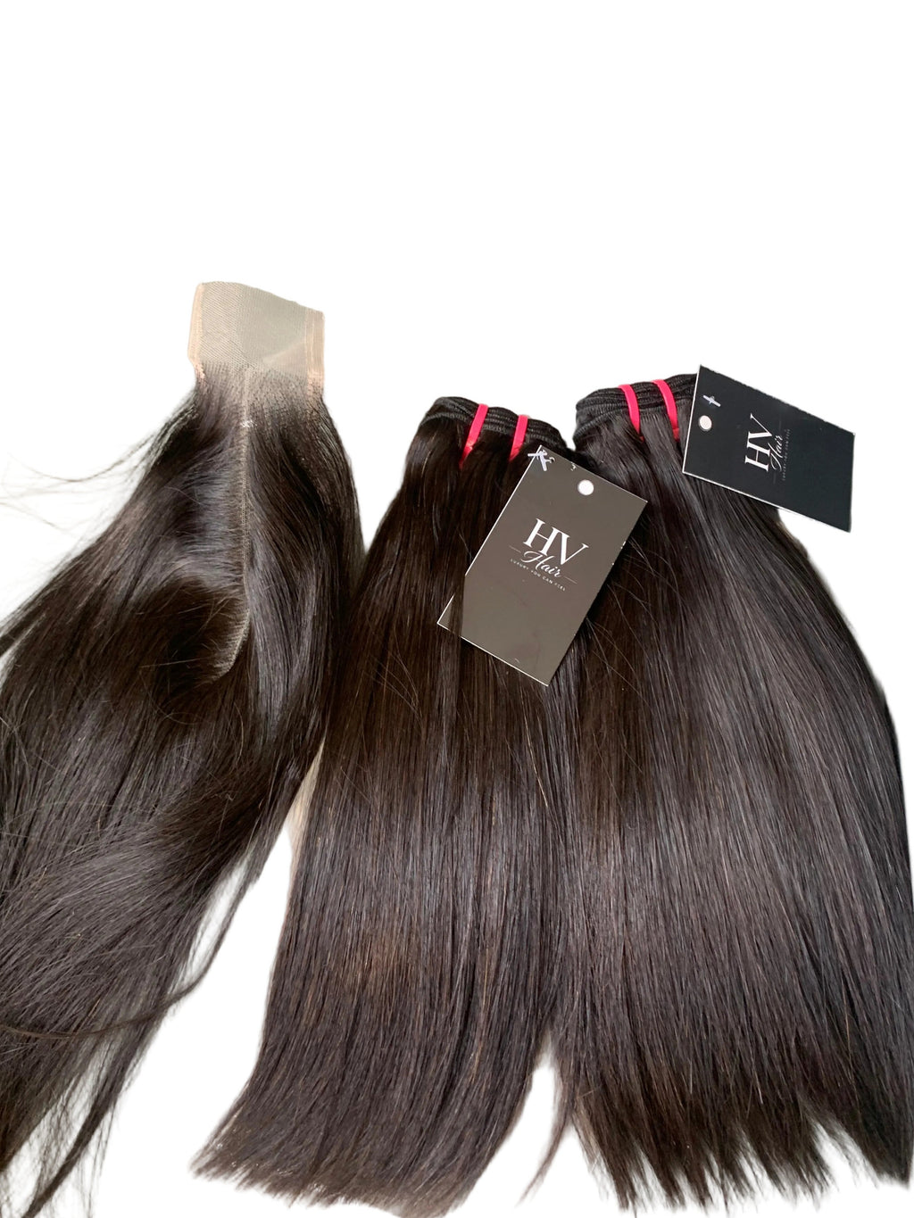 100% Virgin Human Hair Straight Bundle & HD lace closure Deal (2 or 3 Bundles) | HERVANITY