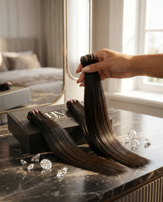 100% Virgin Human Hair Straight Bundle Deal (2 or 3 Bundles) | HERVANITY
